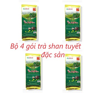 [KM] Bộ 4 gói trà shan tuyết đặc sản Tấn Xà Phìn. Trà Chiến Hảo