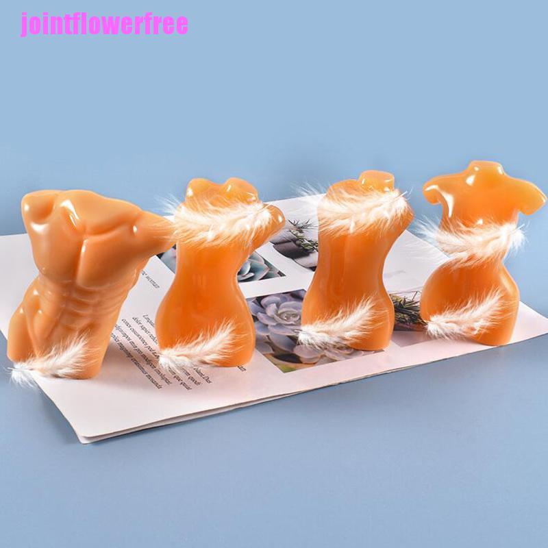 Khuôn Silicone Làm Nến Hình Cơ Thể Người 3D Độc Đáo
