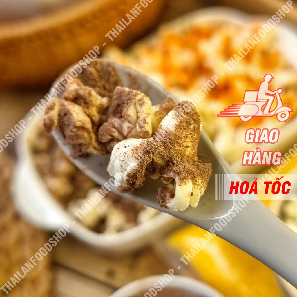 Set Bắp Rang Bơ Phô Mai Cacao Đầy Đủ Nguyên Liệu 400Gram - Set Tự Nấu