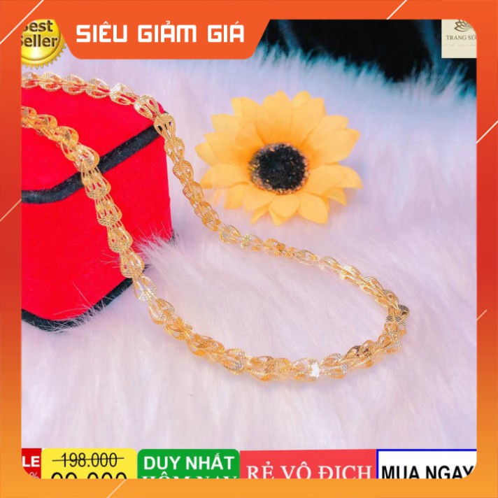 Dây Chuyền Nữ Xi Mạ 18K Hình Đuôi Phụng - Không Đen - Không Dị Ứng