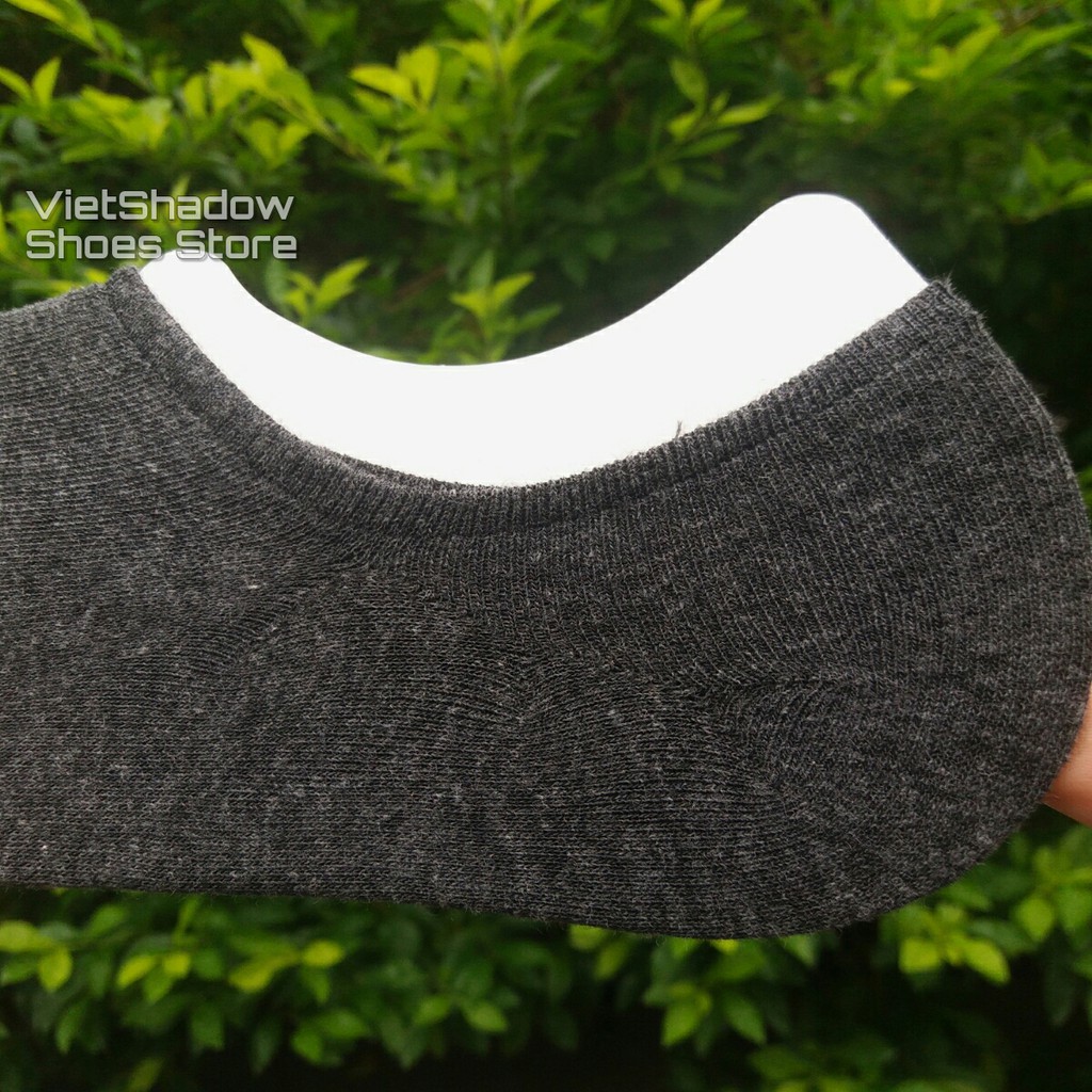 Tất lười nam cotton, gót slicone chống tuột - Hàng xuất Nhật