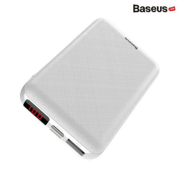 Pin dự phòng mini siêu nhỏ Baseus 10000 mAh USB PD 3A Sạc nhanh 2 chiều cổng PD Cho iPhone BH 18 tháng