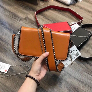 Túi zara viền ngọc