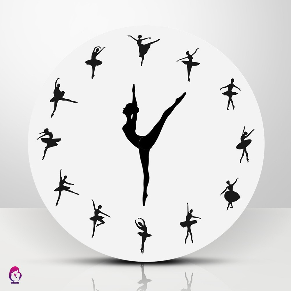 ♦♦ Ballerina Record Wall Clock Ballet Dancing Wall Clock Dancer Home Decor Xmas Gift