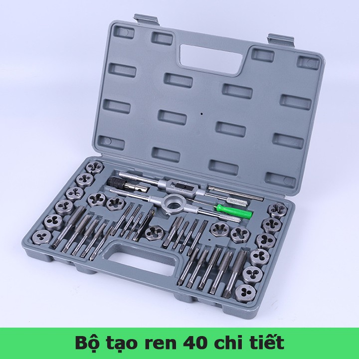 Bộ taro cỡ đại 40 chi tiết bộ tạo ren hợp kim siêu cứng m3-m12