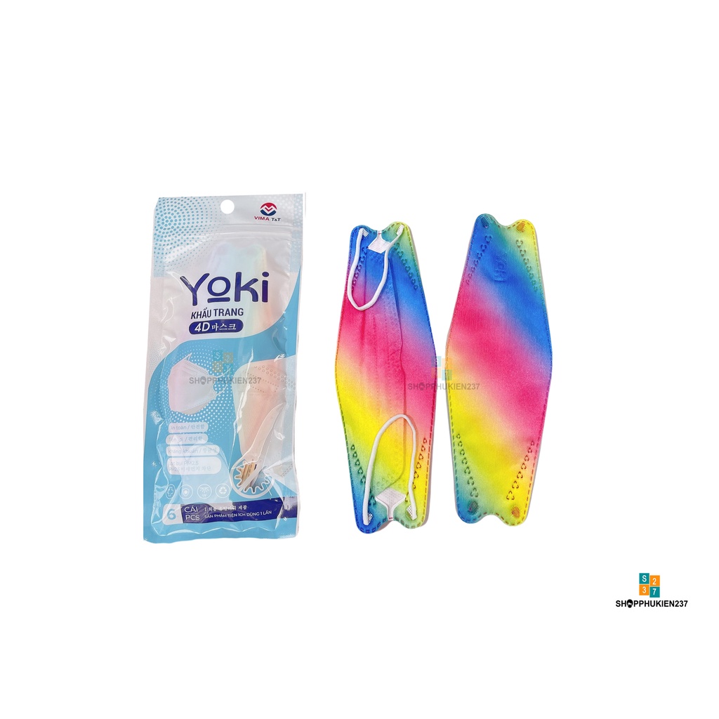 Khẩu trang 4D KF94 Yoki 4 Lớp Hàng Chính Hãng Công Ty