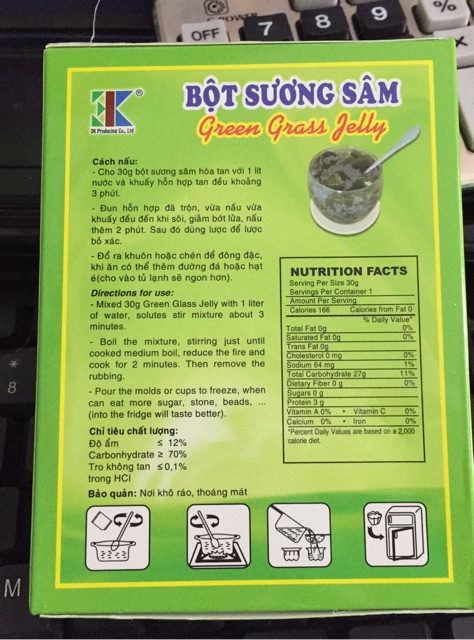 Bột sương sâm 30g