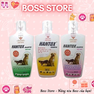 Hantox Shampoo - Sữa tắm diệt ve rận bọ chét ghẻ chó mèo Hantox Shampoo (200ml)