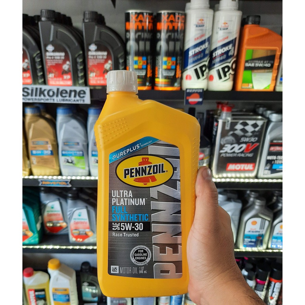 Dầu Nhớt Tổng Hợp Xe Tay Ga Pennzoil Ultra Platinum 5W-30 (946ML) "Race Trust"