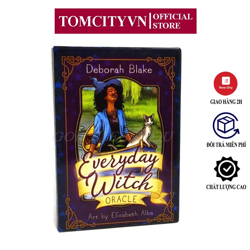Bài Bói Cao Cấp Tarot Everyday Witch Oracle Card Deck 40 Lá Bài TomcityVN