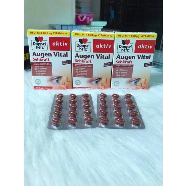 VIÊN UỐNG BỔ MẮT Augen Vital Doppel herz