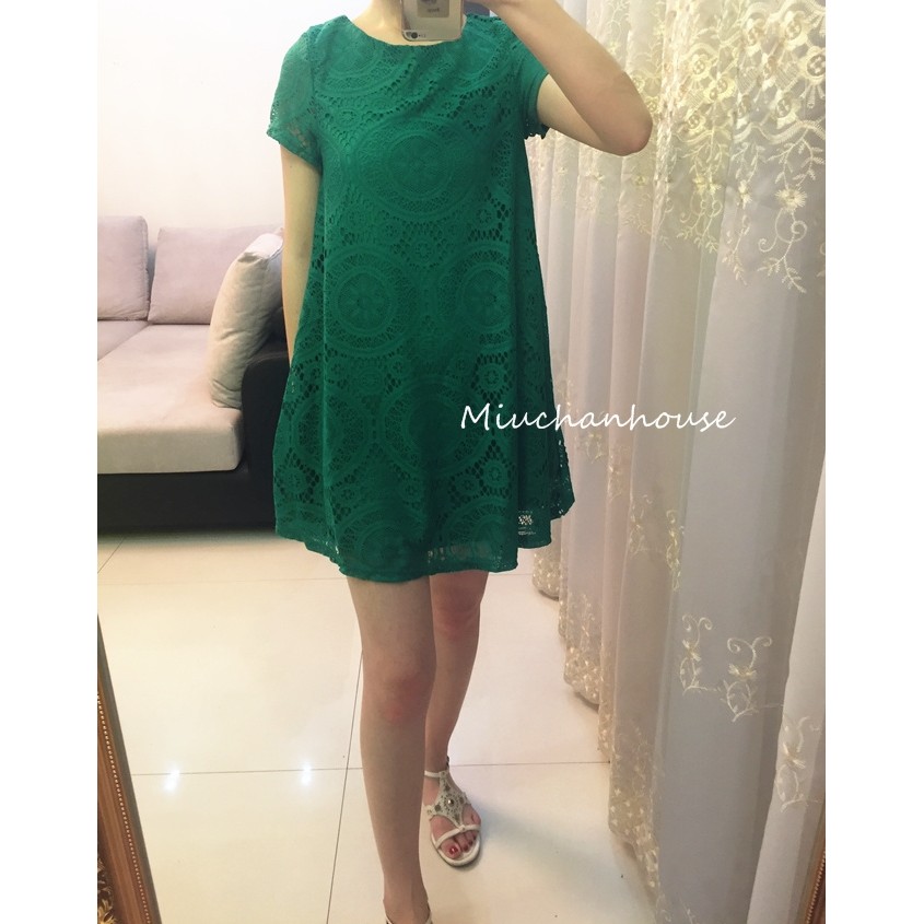 Váy suông ren 5 màu (ảnh 3-5-6-7 shop tự chụp) | BigBuy360 - bigbuy360.vn