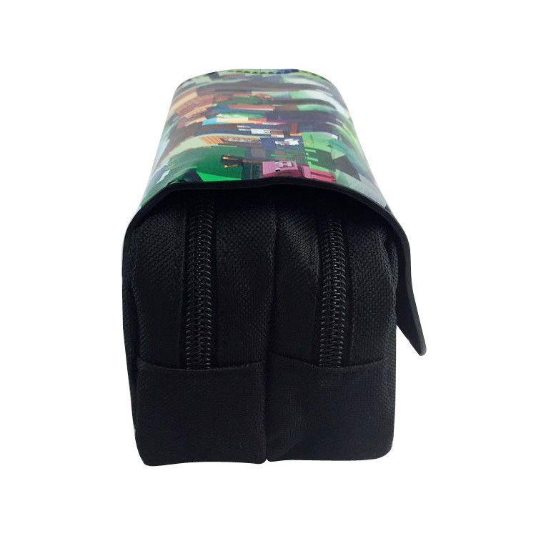 Minecraft PU Canvas Cartoon Pencil Case Boys and Girls School Supplies Wallet Gifts