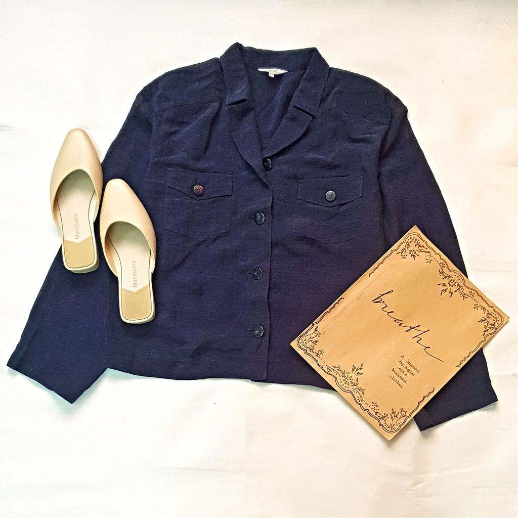 KHOÁC 2HAND SƠ MI túi xanh