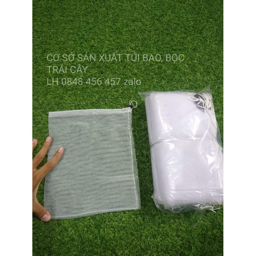 [ 20*25cm ] 100 TÚI BỌC NA,LÊ, ỔI, BƠ 034, CAM, XOÀI, LỰU ,THANH LONG  LƯỚI TỐT -TÚI BỌC TRÁI CÂY