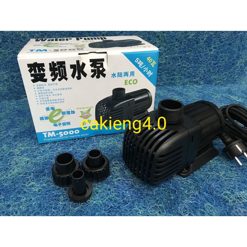 Máy bơm siêu tiết kiệm điện JEBAO TM-3500, TM-5000, TM-6500, TM-8000, TM-10000 cho hồ Koi