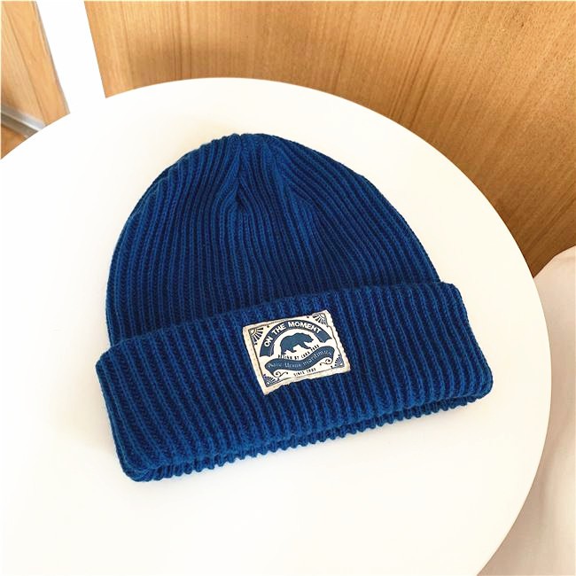 Mũ len thêu chữ Blackpink Lisa thời trang cho cặp đôi