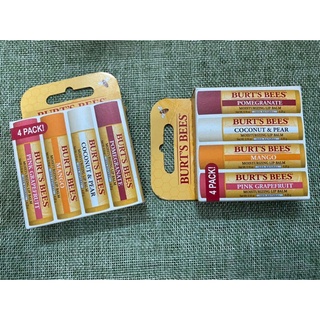 👄Set 4 mùi son dưỡng thiên nhiên BURT'S BEE không màu👄