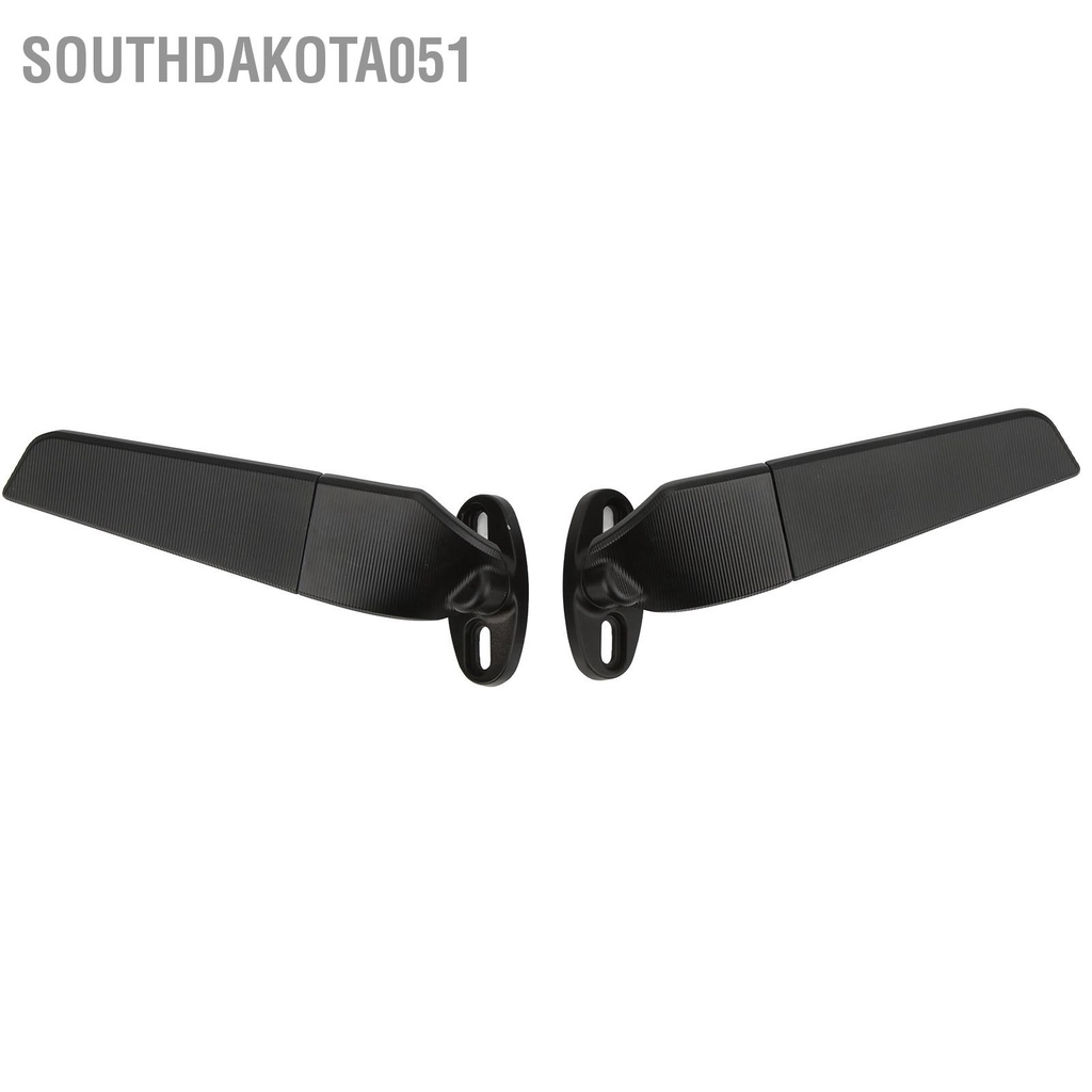 Southdakota051 Cánh gió xe máy Gương chiếu hậu có thể điều chỉnh bên thay thế cho NINJA 250 300 400 650 H2 H4