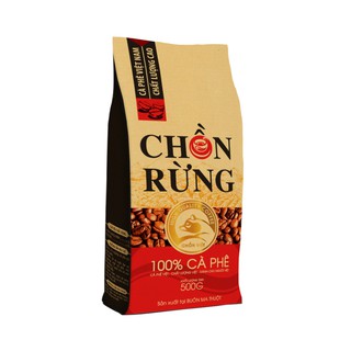 Cà phê rang xay nguyên chất Chồn Rừng - Túi Kraft 500g