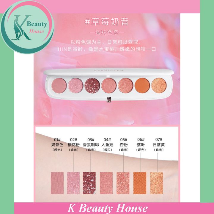 [Mã Giảm] Bảng Phấn Mắt GASSDINER 7 Sắc Màu Trang Điểm Mắt | BigBuy360 - bigbuy360.vn