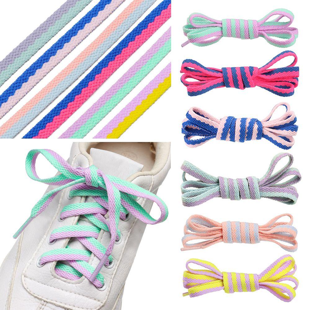 .1 Cặp N 1 Cặp|Dây Giày Bện Sợi Màu Sáng Thời Trang