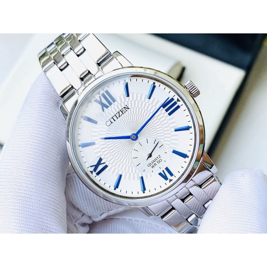 Đồng hồ nam Citizen Quartz BE9170-72E - có 2 mặt màu đen / trắng