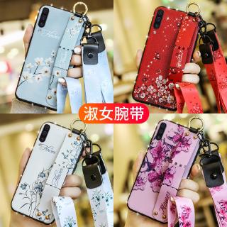 Ốp điện thoại in hoa có dây vòng tay thời trang cho Samsung Galaxy J2 J5 J7 Prime J2 Pro J3