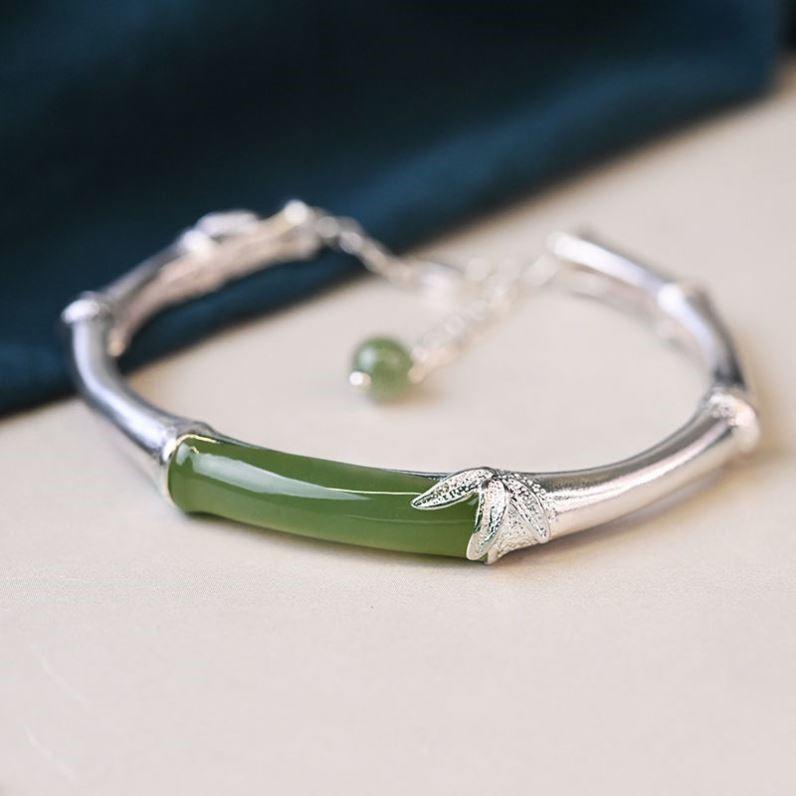 Vòng Đeo Tay Bạc 925 Dạng Hở Phong Cách Trung Hoa Cổ Điển Thời Trang Mới Cho Nữ