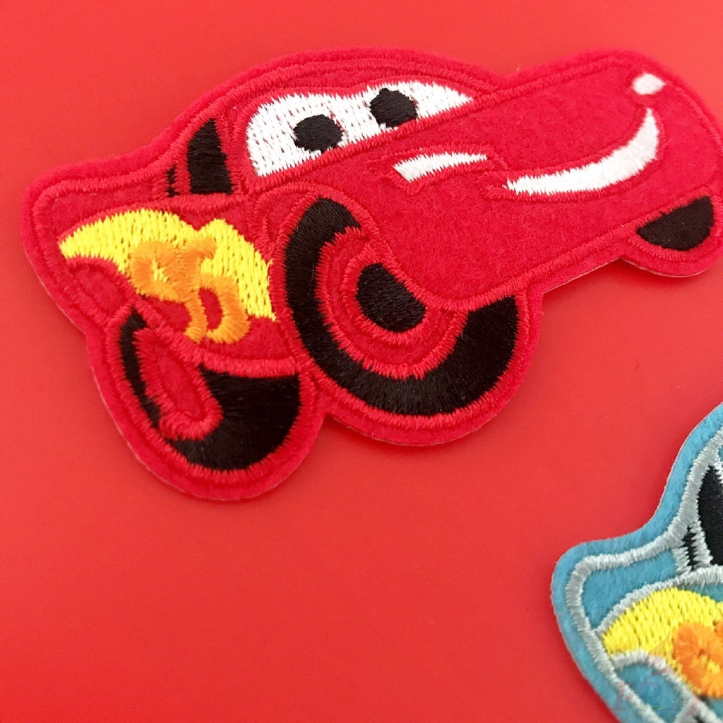 Miếng vá hình ô tô S-3 P 1 Lightning McQueen hoạt hình tự làm