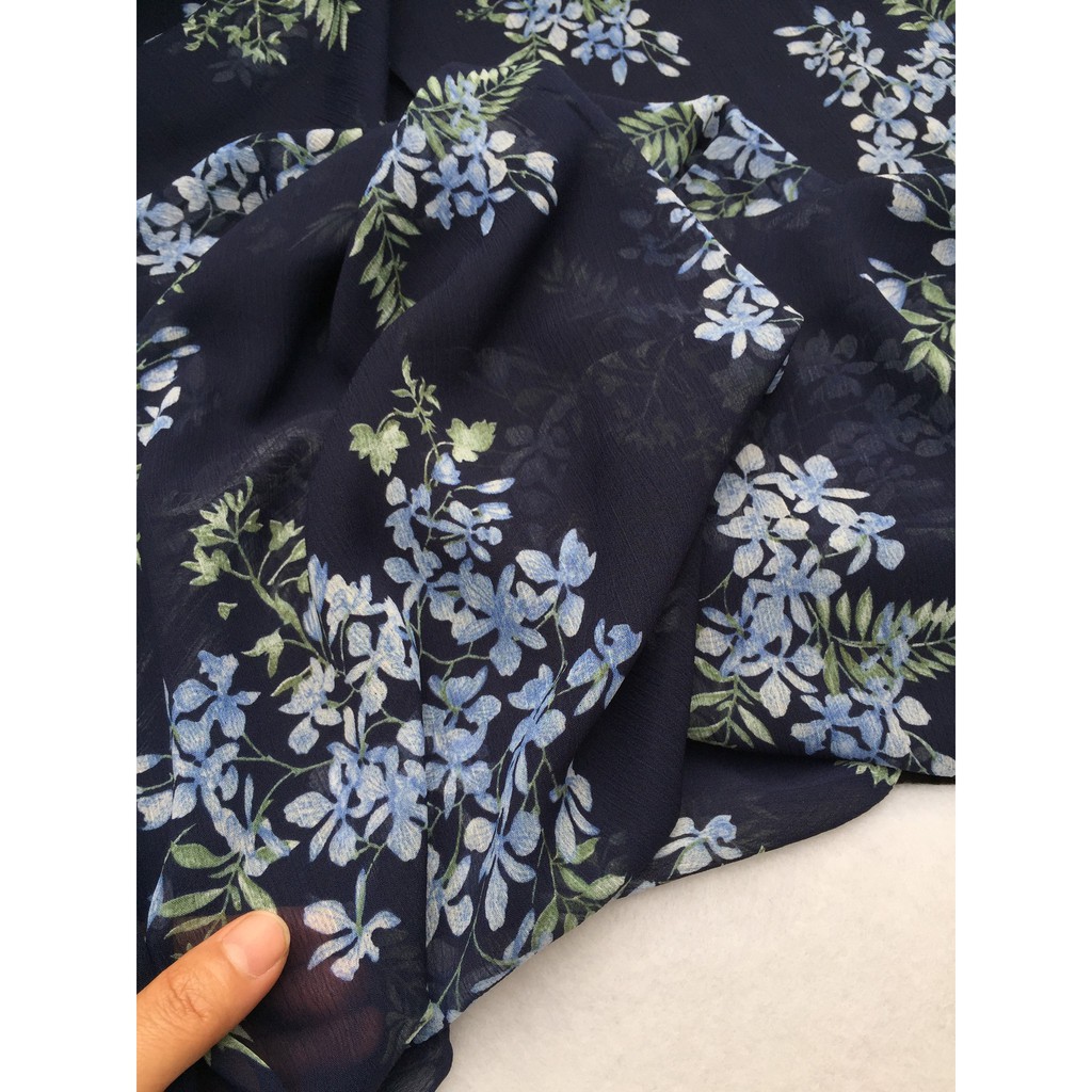 Voan chiffon 2 (Voan chiffon mềm mại, co giãn nhẹ, mát và nhẹ bay) | BigBuy360 - bigbuy360.vn
