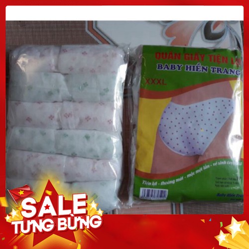 Combo 20 gói quần lót giấy, 1 gói = 6 chiếc ( sỉ)