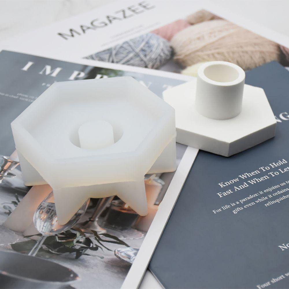 SHOUKEY Khuôn Silicone Làm Chân Nến Hình Lục Giác