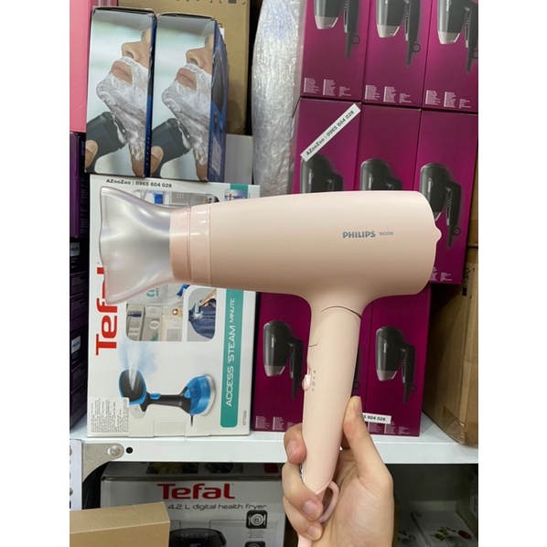 Máy Sấy Tóc Tạo Kiểu Tóc 2 Trong 1 Philips BHP398 - Phù hợp làm quà tặng