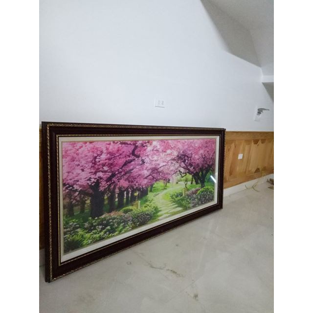 Tranh đính đá Con Đường Tình Yêu  LV001 (120 x 65cm)