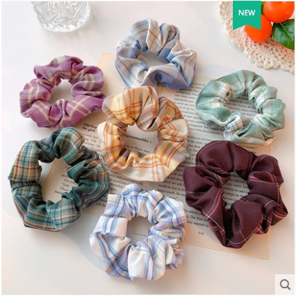 Dây Buộc Tóc, Cột tóc Scrunchies Co Giãn Thời Trang Nhiều Màu