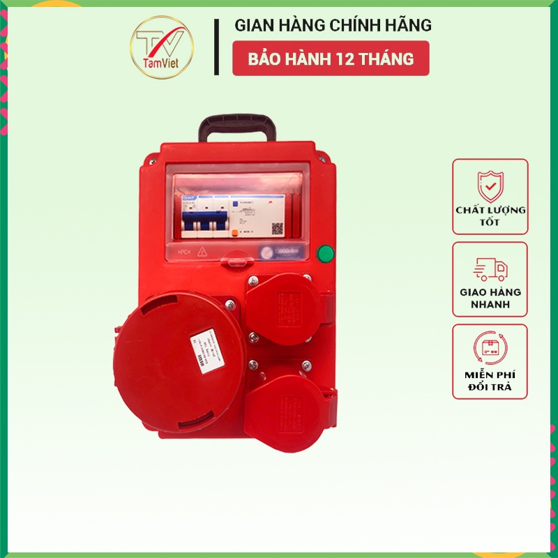 Tủ điện công nghiệp Tâm Việt, Hộp nguồn công nghiệp 63A 3 pha phục vụ công trường
