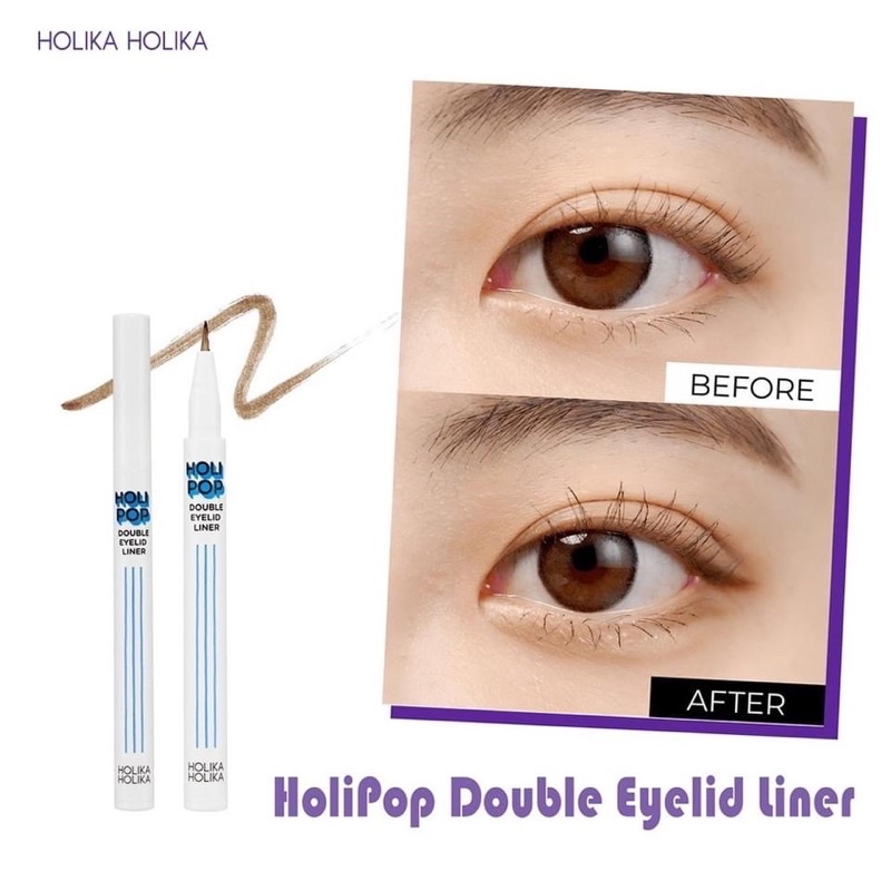 Bút kẻ bọng mắt Holika Holika Holipop Double Eyelid Liner