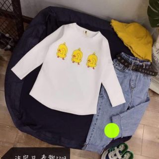 Set quan jean ao thun bé Gái