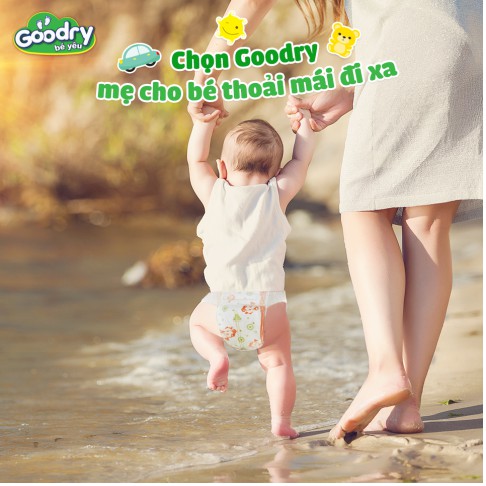 Tã dán goodry bé yêu công nghệ Nhật Bản size L38 38 miếng ( 9-14kg )