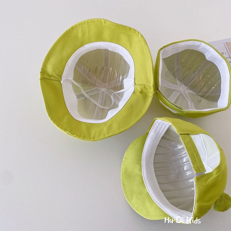 Mũ Bucket Họa Tiết Hoạt Hình Phong Cách Hàn Quốc Xinh Xắn Dành Cho Bé