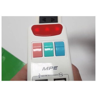 Ổ cắm chia 3 ngả đa năng mpe ta4 - tích hợp 2 cổng usb sạc nhanh 2.4a
