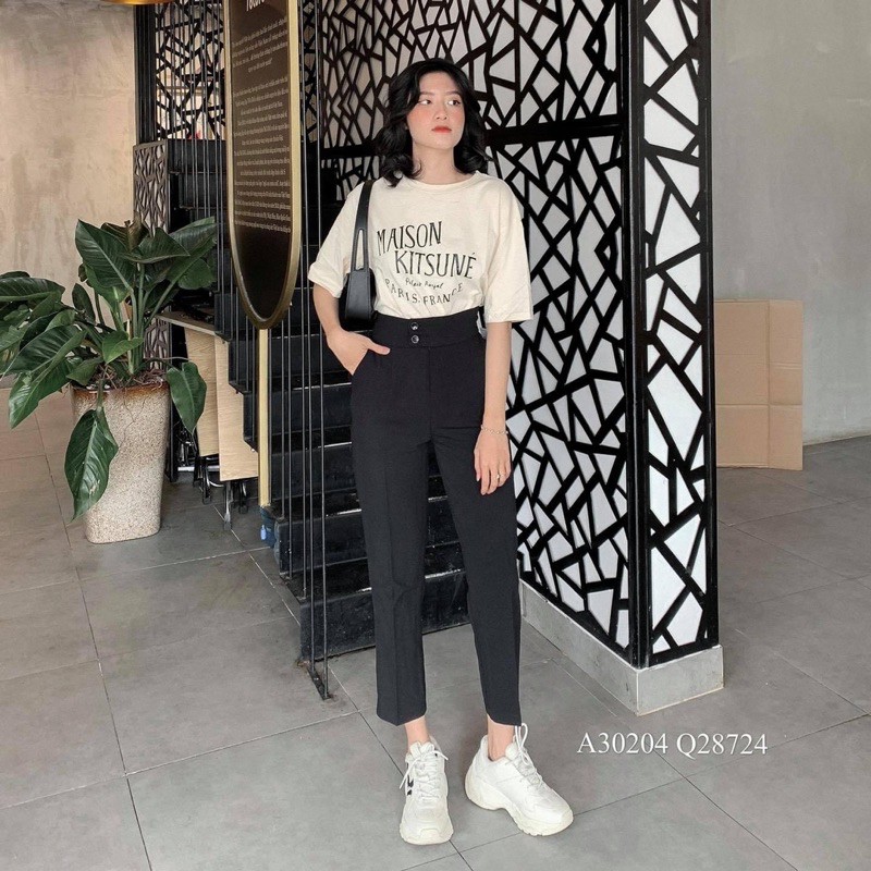 [RÁCH STORE]Quần Tây Nút Đôi 505