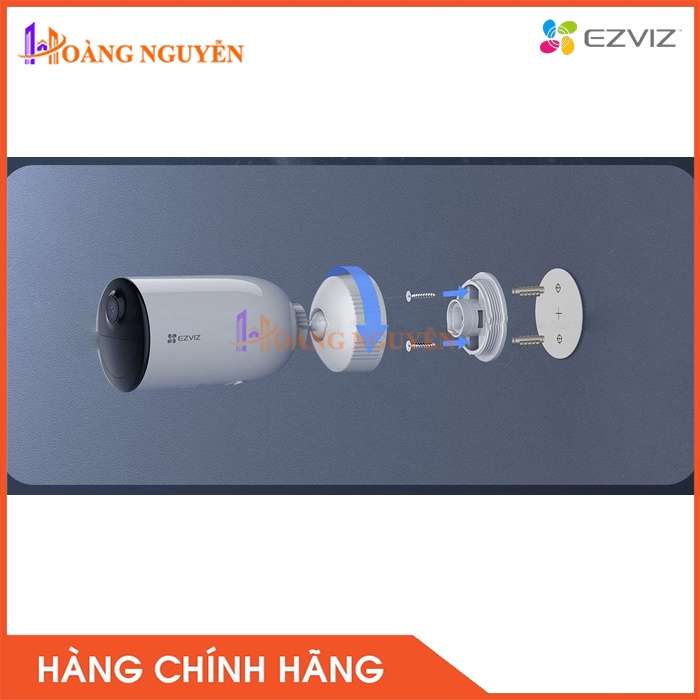 [NHÀ PHÂN PHỐI] Camera WiFi EZVIZ CB3 2MP - Độ Phân Giải 1080p, Chống Chịu Thời Tiết, Đàm Thoại 2 Chiều, Có Màu Ban Đêm