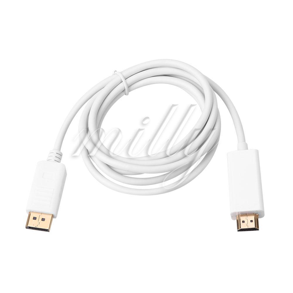 6ft 1.8m displayport dp to hdmi thunderbolt m/m cable for laptop projector