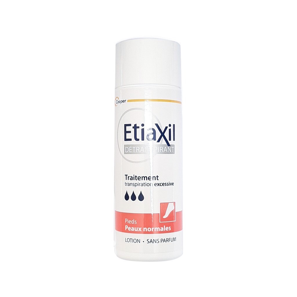 Lotion EtiaXil Detranspirant Traitement Lotion Peaux Normales Khử Mùi, Ngăn Mồ Hôi Chân Da Thường 100ml