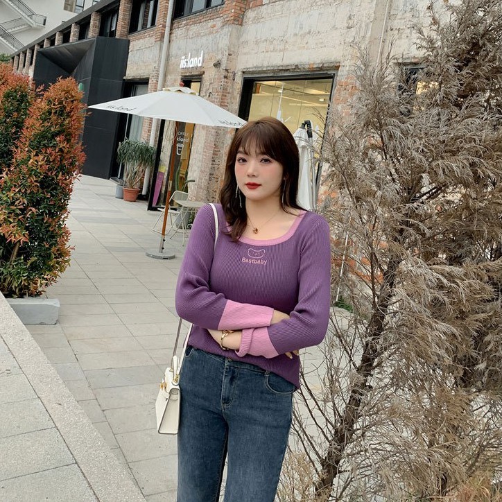 Áo len bigsize thêu gấu cho các nàng béo mập 55-100kg | BigBuy360 - bigbuy360.vn