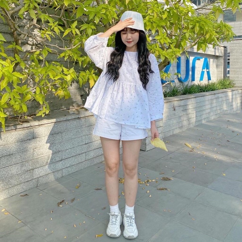 ÁO BABYDOLL DÁNG RỘNG THÊU HOA ULZZANG | BigBuy360 - bigbuy360.vn