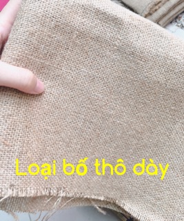 VẢI BỐ THÔ TRANG TRÍ VINTAGE