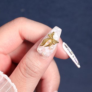 Set 4 Charm nơ đá đính móng CN-01 02